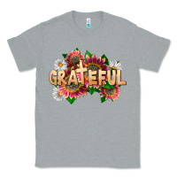 Heather Grey Grateful Religious Classic Tee - LillyAllenDesigns