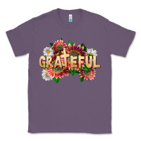 Lavender Grateful Religious Classic Tee - LillyAllenDesigns
