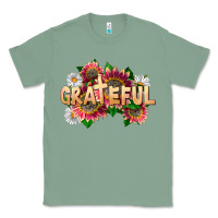 Sage Grateful Religious Classic Tee - LillyAllenDesigns