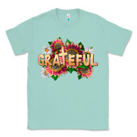 Seafoam Grateful Religious Classic Tee - LillyAllenDesigns