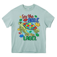 Arona see the able not the label Heavy Core Tee - MaliasSmallBusiness