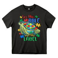 Asphalt see the able not the label Heavy Core Tee - MaliasSmallBusiness