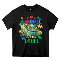 Black see the able not the label Heavy Core Tee - MaliasSmallBusiness