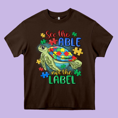 See The Able Not The Label Heavy Core Tee Designed By Maliassmallbusiness