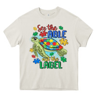 Cream see the able not the label Heavy Core Tee - MaliasSmallBusiness