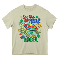 Mossy see the able not the label Heavy Core Tee - MaliasSmallBusiness