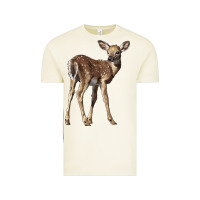 White Tailed Fawn Deer Vintage Tee | Teevron