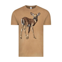 Vintage Camel white tailed fawn deer Vintage Tee - LillyAllenDesigns