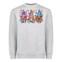 Heather Grey Easter gnomies Easter Day Heavyweight Sweatshirt - HowdyJamesFarm