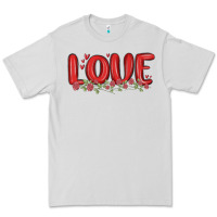 Dove Grey love valentine s day Premium Tee - MaliasSmallBusiness