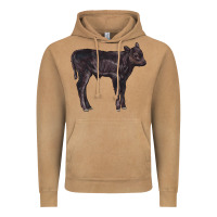 Vintage Camel Black Angus Calf Illustrations Vintage Hoodie - LillyAllenDesigns