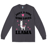 Smoke Llama Just A Girl Who Loves Llamas Long Sleeve Tee - Bettercallsaul