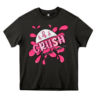 Asphalt crush breast cancer Heavy Core Tee - MaliasSmallBusiness