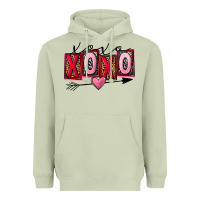 Matcha Xoxo Love Heavyweight Hoodie - FaDigitalArtStudio