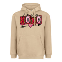Mushroom Xoxo Love Heavyweight Hoodie - FaDigitalArtStudio