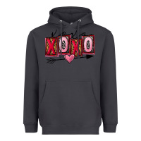 Smoke Xoxo Love Heavyweight Hoodie - FaDigitalArtStudio