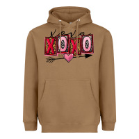 Toasted Coconut Xoxo Love Heavyweight Hoodie - FaDigitalArtStudio