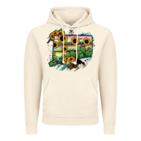 Vintage Artic Connecticut State Map Vintage Hoodie - RanaPortraitStore