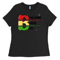 Black black boy Ladies Tee - MaliasSmallBusiness