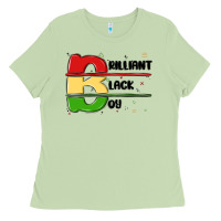Matcha black boy Ladies Tee - MaliasSmallBusiness