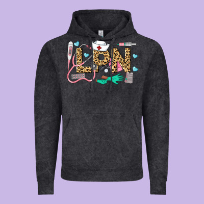 Lpn Certified Nursing Assistant Vintage Hoodie Designed By Lillyallendesigns