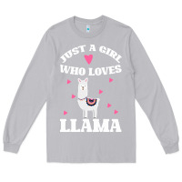 Moon Dust Llama Just A Girl Who Loves Llamas Long Sleeve Tee - Bettercallsaul