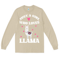Mushroom Llama Just A Girl Who Loves Llamas Long Sleeve Tee - Bettercallsaul