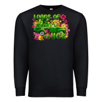 Black loads of luck Premium Sweatshirt - FaDigitalArtStudio