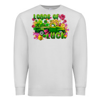 Dove Grey loads of luck Premium Sweatshirt - FaDigitalArtStudio
