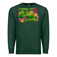 Sports Green loads of luck Premium Sweatshirt - FaDigitalArtStudio