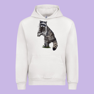 Raccoon Illustrations Urban Hoodie Designed By Lillyallendesigns