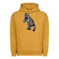 Pigment Peanut Butter Raccoon Illustrations Urban Hoodie - LillyAllenDesigns