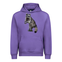 Tulip Raccoon Illustrations Urban Hoodie - LillyAllenDesigns