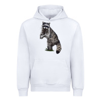 White Raccoon Illustrations Urban Hoodie - LillyAllenDesigns