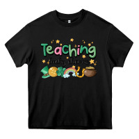 Black teaching lucky charm Heavy Core Tee - MaliasSmallBusiness