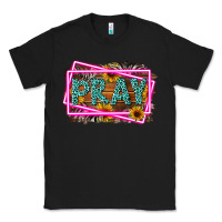 Black Western Pray Religious Classic Tee - LillyAllenDesigns