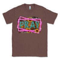 Chestnut Western Pray Religious Classic Tee - LillyAllenDesigns