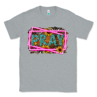 Heather Grey Western Pray Religious Classic Tee - LillyAllenDesigns