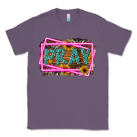 Lavender Western Pray Religious Classic Tee - LillyAllenDesigns