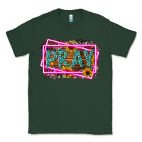Sports Green Western Pray Religious Classic Tee - LillyAllenDesigns