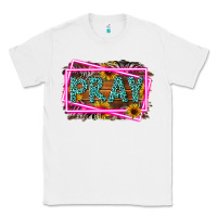 White Western Pray Religious Classic Tee - LillyAllenDesigns
