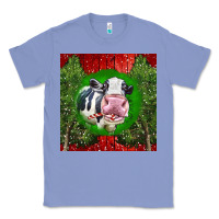 Colony Blue christmas holstein Classic Tee - LillyAllenDesigns