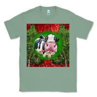 Sage christmas holstein Classic Tee - LillyAllenDesigns
