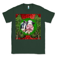 Sports Green christmas holstein Classic Tee - LillyAllenDesigns