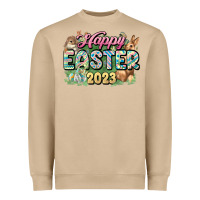 Mushroom Happy Easter 2023 Heavyweight Sweatshirt - HowdyJamesFarm