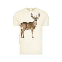 White Tailed Buck Deer Vintage Tee | Teevron