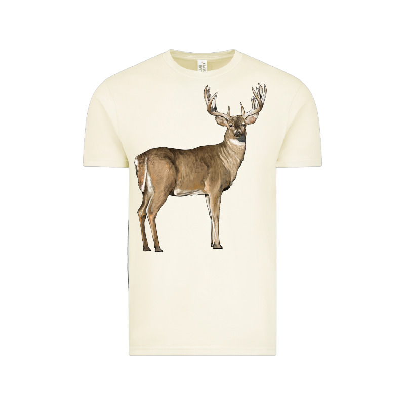 White Tailed Buck Deer Vintage Tee by LillyAllenDesigns | Teevron