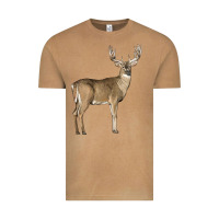 Vintage Camel white tailed buck deer Vintage Tee - LillyAllenDesigns