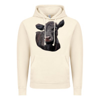 Vintage Artic Black Angus Cow Illustrations Vintage Hoodie - LillyAllenDesigns