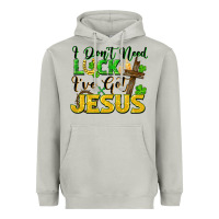 Moon Dust i don't need luck i've got jesus Heavyweight Hoodie - FaDigitalArtStudio
